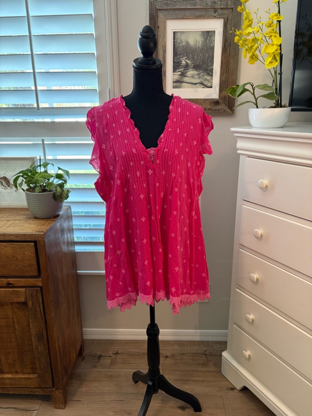 JOHNNY WAS ANTHENA TUNIC, XL